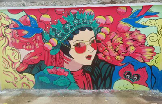 南安墙体彩绘-网红墙