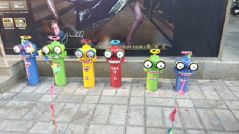 南安商业区彩绘