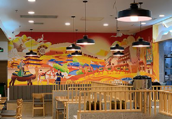 南安商业空间彩绘介绍。