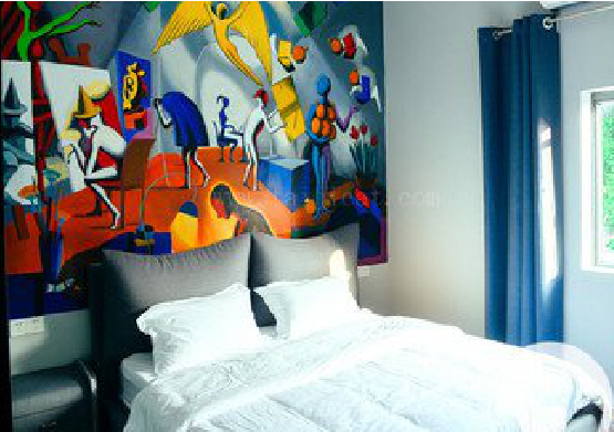 南安对于酒店的墙体彩绘而言更注重哪些方面？