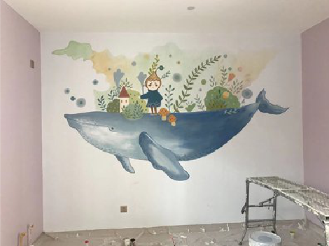 南安手绘墙的特点及优势。